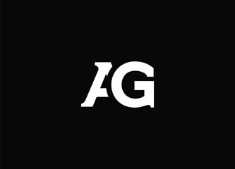 AG logo design creative logo design and modern logo