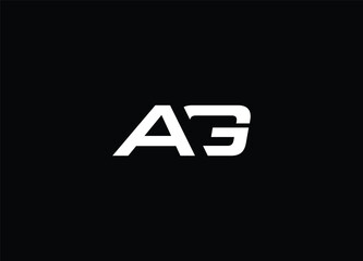AG logo design creative logo design and modern logo