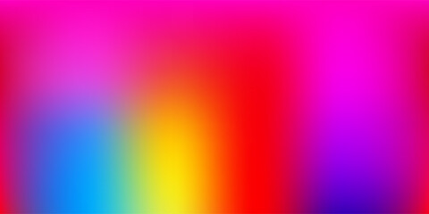 Dark Multicolor vector blurred backdrop.