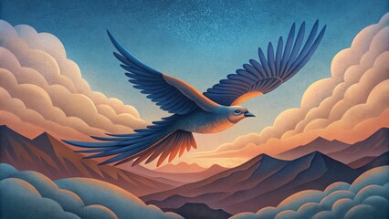 A bird in flight While a bird may soar high in the sky it is ultimately limited by its physical abilities and cannot fly forever. Similarly
