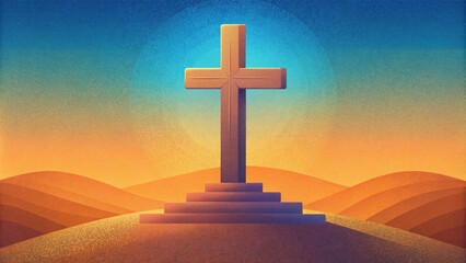 The cross representing the Father is the foundation and source of our faith. Just as the cross provides a solid base for a structure the Father