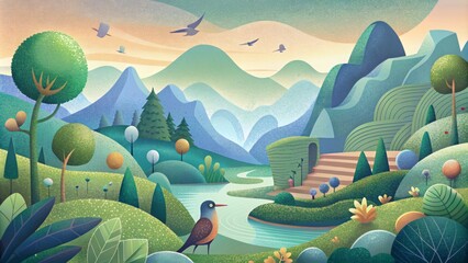 The Symphony of Sounds Take a walk in the countryside and listen to the symphony of sounds created by the birds insects and animals. Each has a