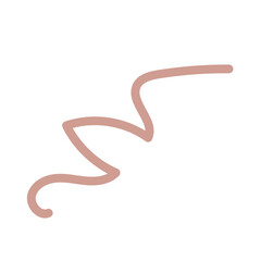 Abstracts Squiggly Lines Decor 