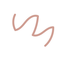 Abstracts Squiggly Lines Decor 