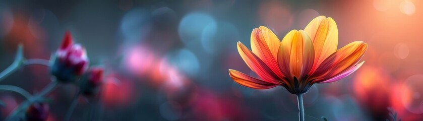 A minimalist representation of a beautiful flower