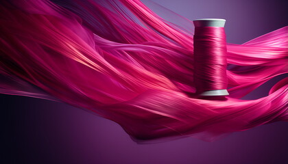 spool of colorful yarn, generative ai