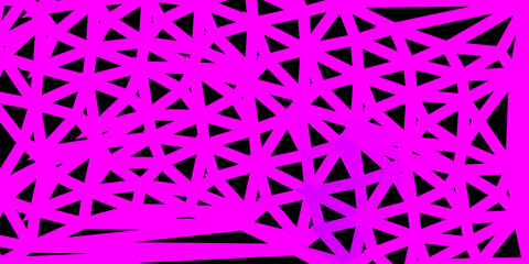 Light pink vector abstract triangle texture.