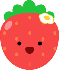 귀여운 딸기 캐릭터