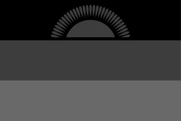 Malawi flag original black and white
