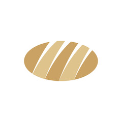 bakery bread logo stylized icon vector