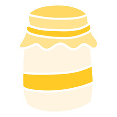 illustration of a honey jar