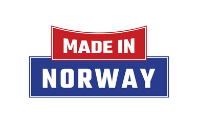 Fototapeta premium Made In Norway Seal Vector