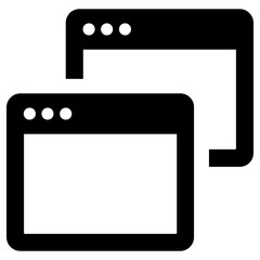 tab icon, simple vector design - obrazy, fototapety, plakaty