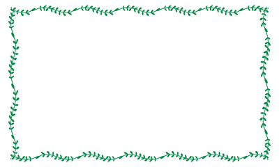 vector floral frame design template