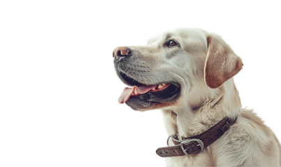 Happy Labrador with Tongue Out