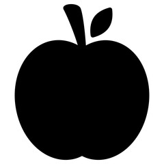 apple icon, simple vector design