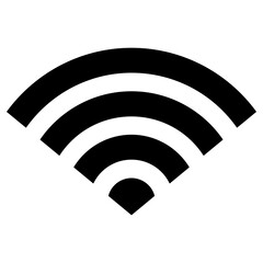 wifi wireless icon, simple vector design - obrazy, fototapety, plakaty