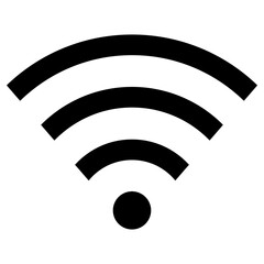 wifi icon, simple vector design - obrazy, fototapety, plakaty