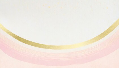 春をイメージした美しい和紙、和、和風の背景素材	（白、ピンク、金色ベース）
