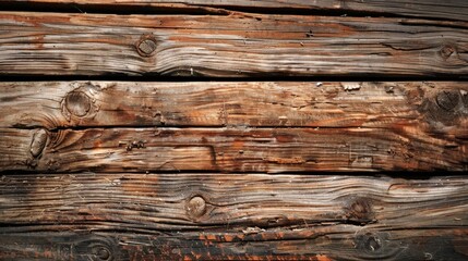 Wooden wall with abundant wood