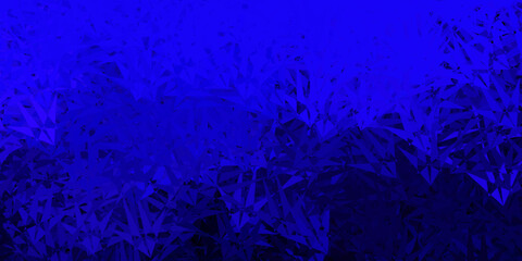 Dark purple vector pattern with polygonal shapes.