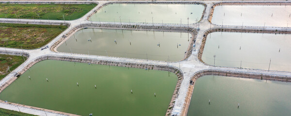 Sand filtration tank, water treatment plant.