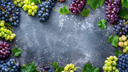 Grapes on Table