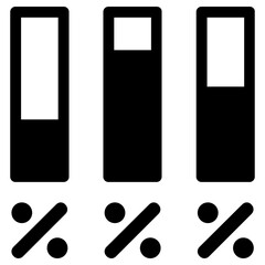 survey icon, simple vector design