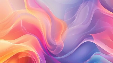 colorful abstract soft dynamic background illustration generative ai