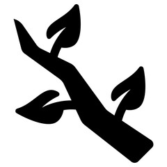 branch icon, simple vector design