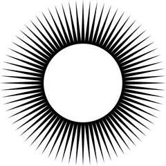 円形に渦巻く抽象的な円