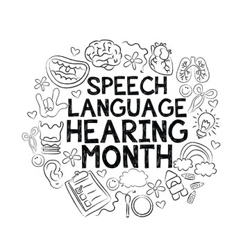 Speech language hearing month clip art, Speech Therapy,Speech PathologySpeech Language Therapist Slp Grad Student