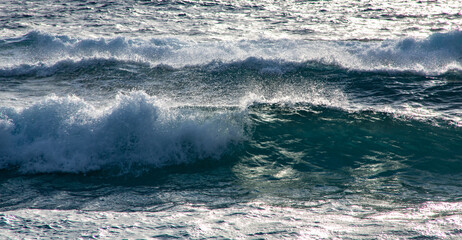 奄美、海、波、自然