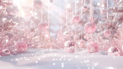 Digital pink diamond scene booth poster background