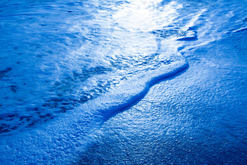 奄美、海、波、自然、