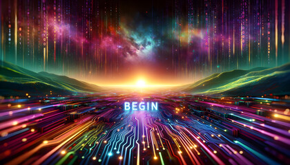 The concept of beginning consists of the word 