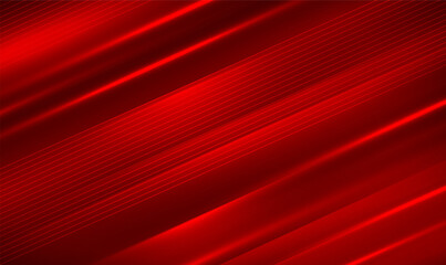Technology futuristic background red striped lines with light effect for ecommerce signs retail shopping, advertisement business, ads marketing, backdrops, landing pages, webs, banner.  Premium Vector