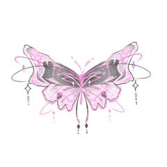 pink butterfly