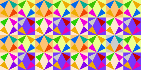 colorful abstract pattern formed from colorful triangles