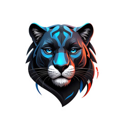 Vector panther mascot esport gaming logo vector
