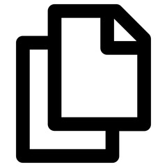copy icon, simple vector design