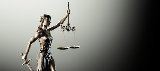 Legal Concept: Themis is Goddess of Justice and law - 781744657