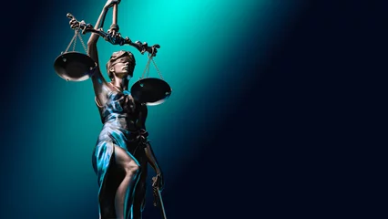 Fotobehang Legal Concept: Themis is Goddess of Justice and law © Sikov