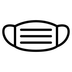 Medical face mask icon