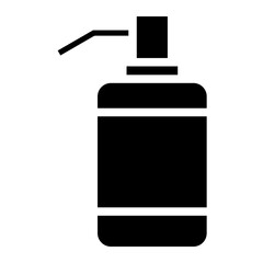 Body Soap vector icon. Hand wash gel symbol. Liquid shampoo container symbol. Baby lotion bottle