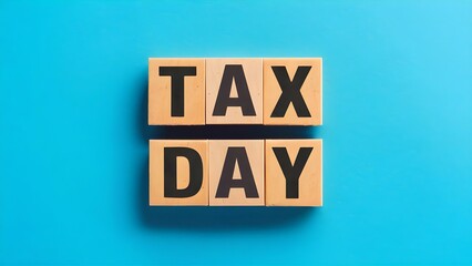 business concept tax day