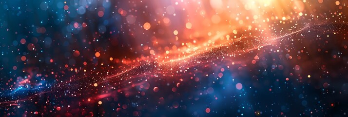 Fototapeta premium Abstract background, blue pink glitter