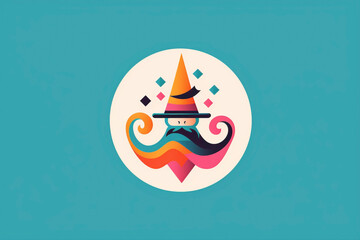 Whimsical logo emblematic of playful creativity and imaginative design concepts.