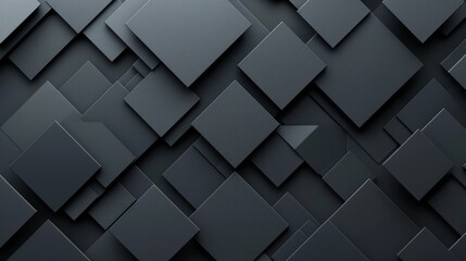 Abstract Geometric Backgrounds: A 3D vector illustration of a monochromatic abstract background - obrazy, fototapety, plakaty