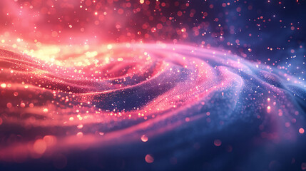 Particle universe vortex internet technology technology poster background